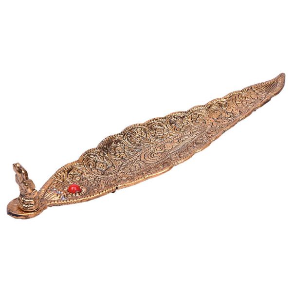 Agarbatti Leaf Golden Antiq Small