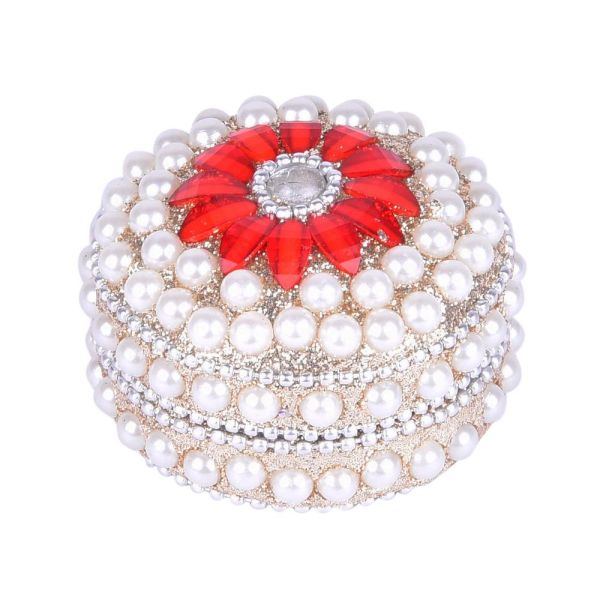 Beads Decorated Box Assorted colors