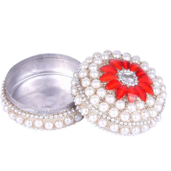 Beads Decorated Box Assorted colors