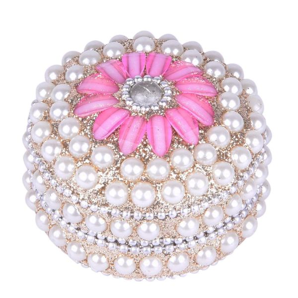 Beads Decorated Box Assorted colors