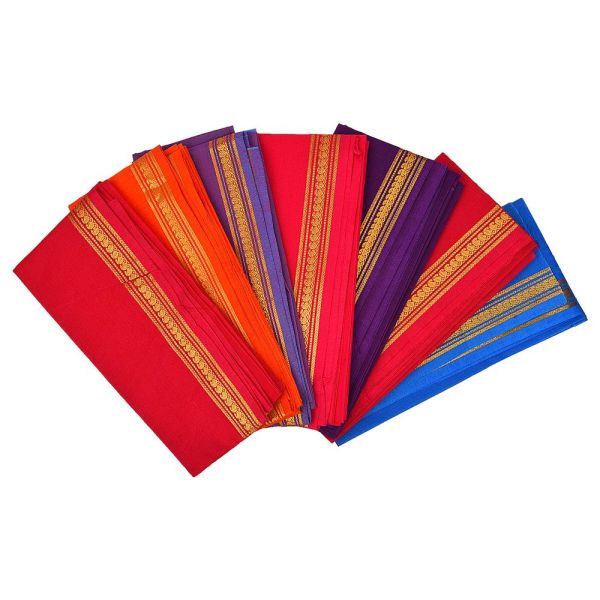 Blouse Bit - Cotton zari border