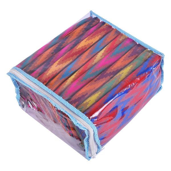 Blouse Bits-Ikkat Brocade(10 Pc Pack)