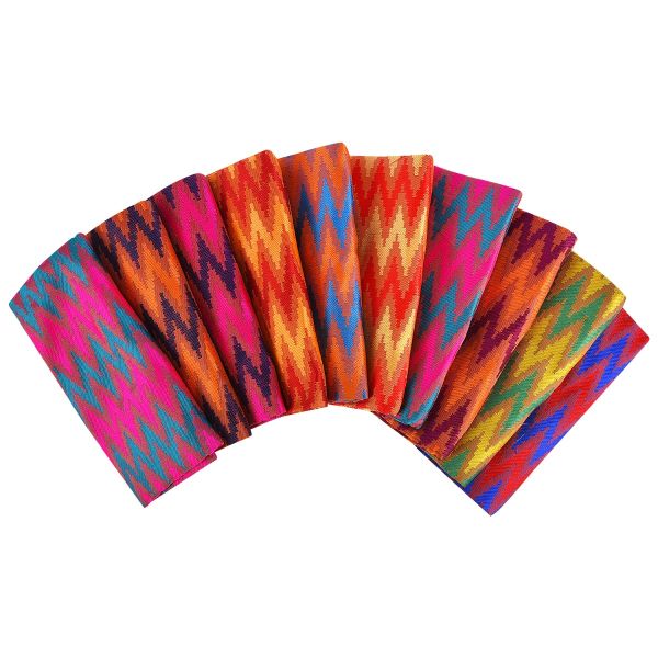 Blouse Bits-Ikkat Brocade(10 Pc Pack)