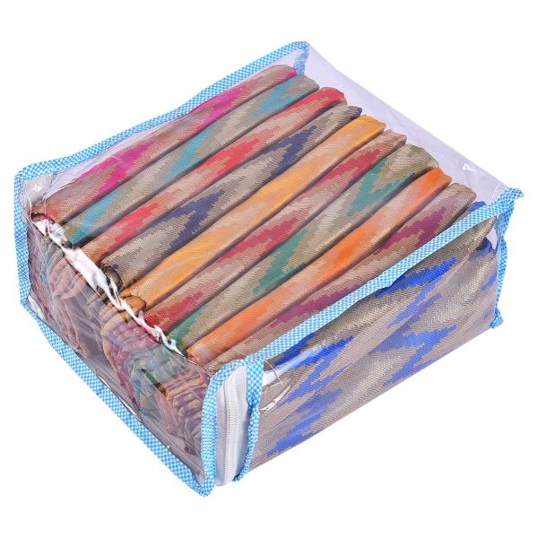 Blouse Bits-Ikkat Brocade(10 Pc Pack)