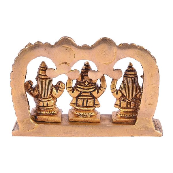 Brass Laxmi Ganesh Saraswathi Darbar