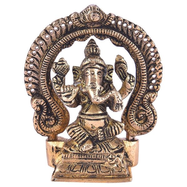 Brass Shri Mahaganapati Idol