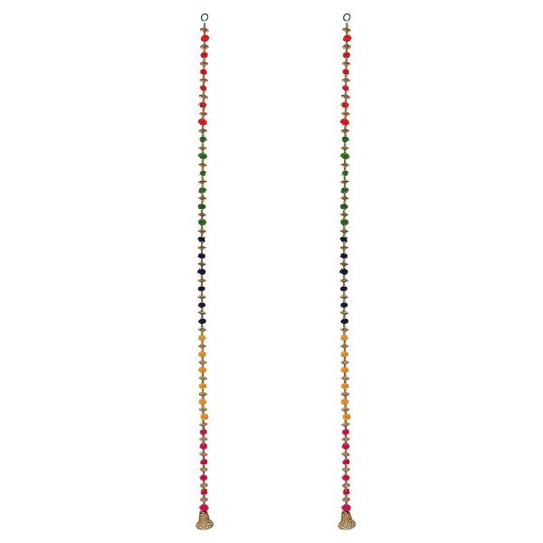 Door Sides Hanging Pair Bell With Pom Pom