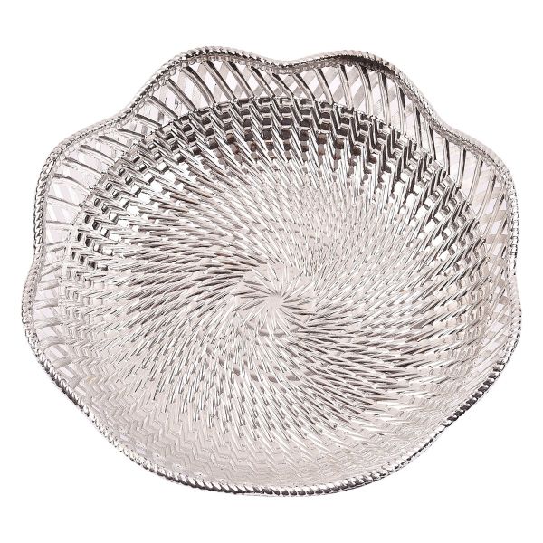 Fibre Wave Bowl Medium Silver