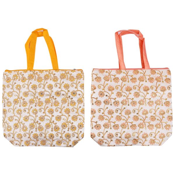 Floral Hand Bag 12x12 Assorted colours