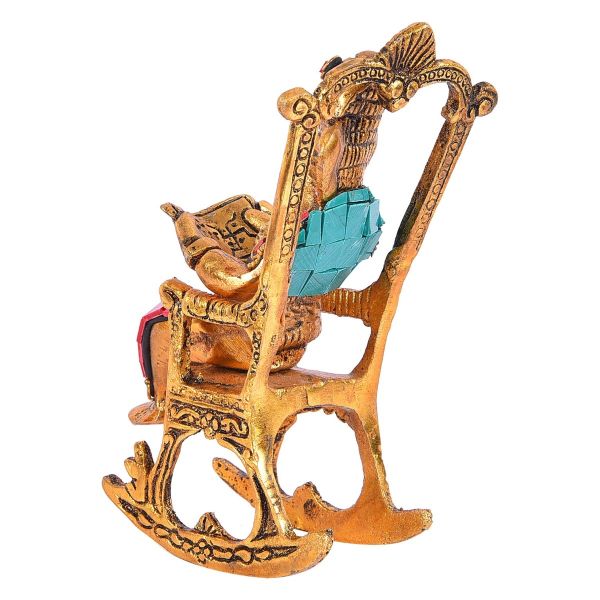 Ganesh Reading Book Stone Work