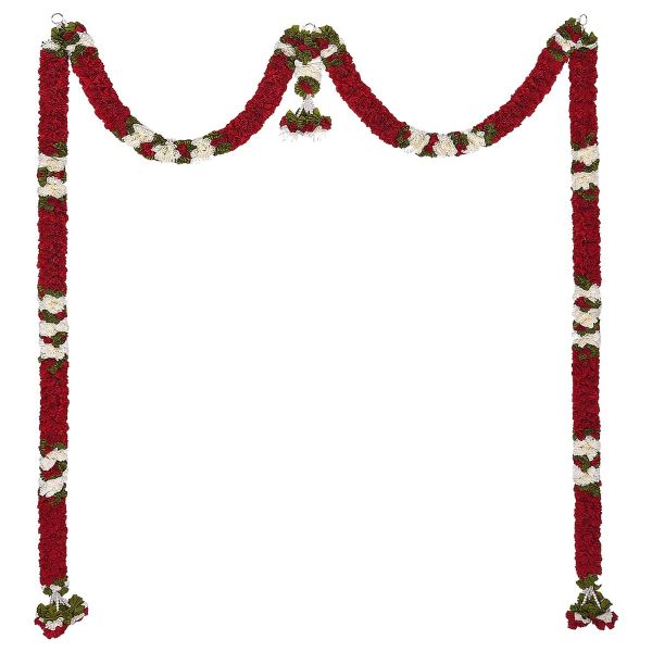 Toran Doorset Apurva Maroon