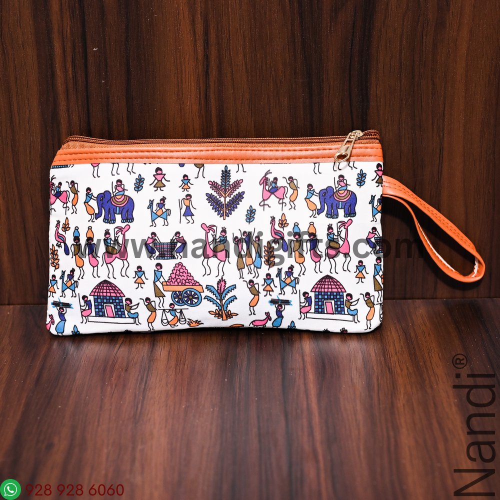 Worli Floral Print Purse with Handle