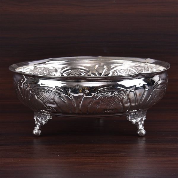 German silver Fancy Plate 7 Inch