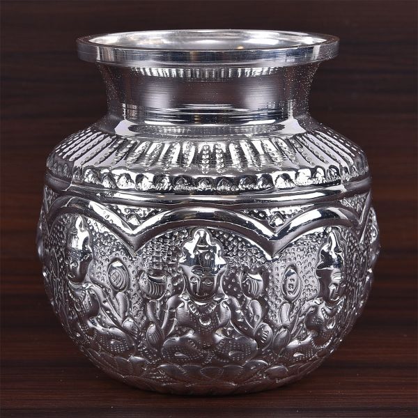 German Silver Kalash Ashtalakshmi Big
