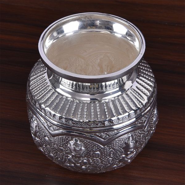 German Silver Kalash Ashtalakshmi Big