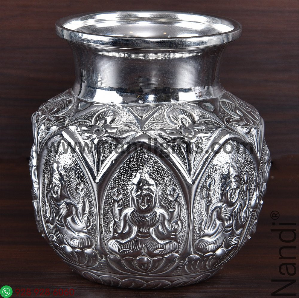 German Silver Kalash Ashtalakshmi Big