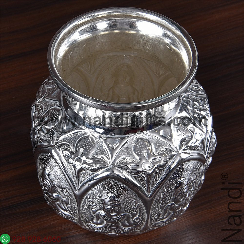German Silver Kalash Ashtalakshmi Big