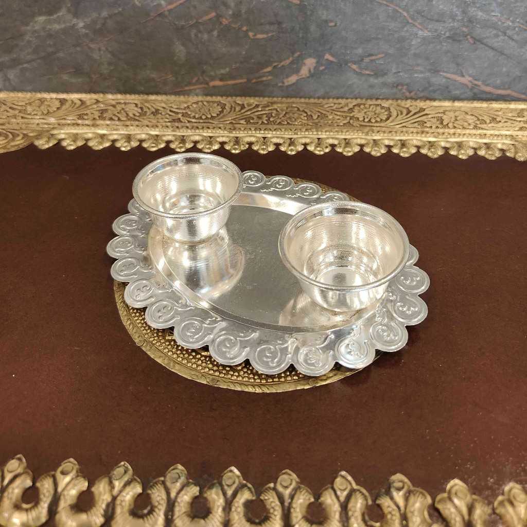 German Silver Kum kum Set big