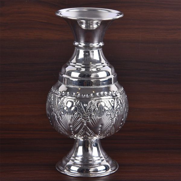 German silver Leaf Kalash