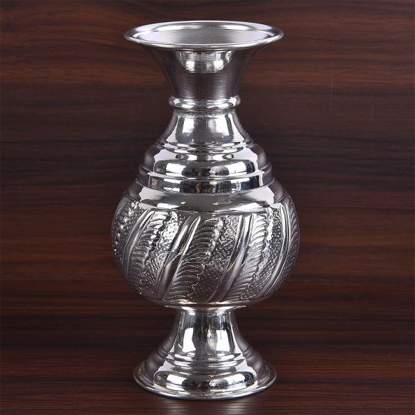 German silver Leaf Kalash