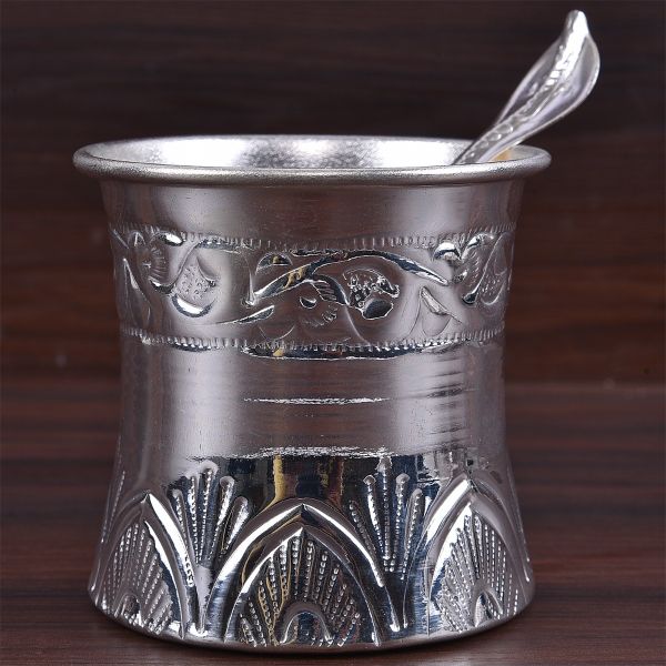 German Silver Panchapatra set