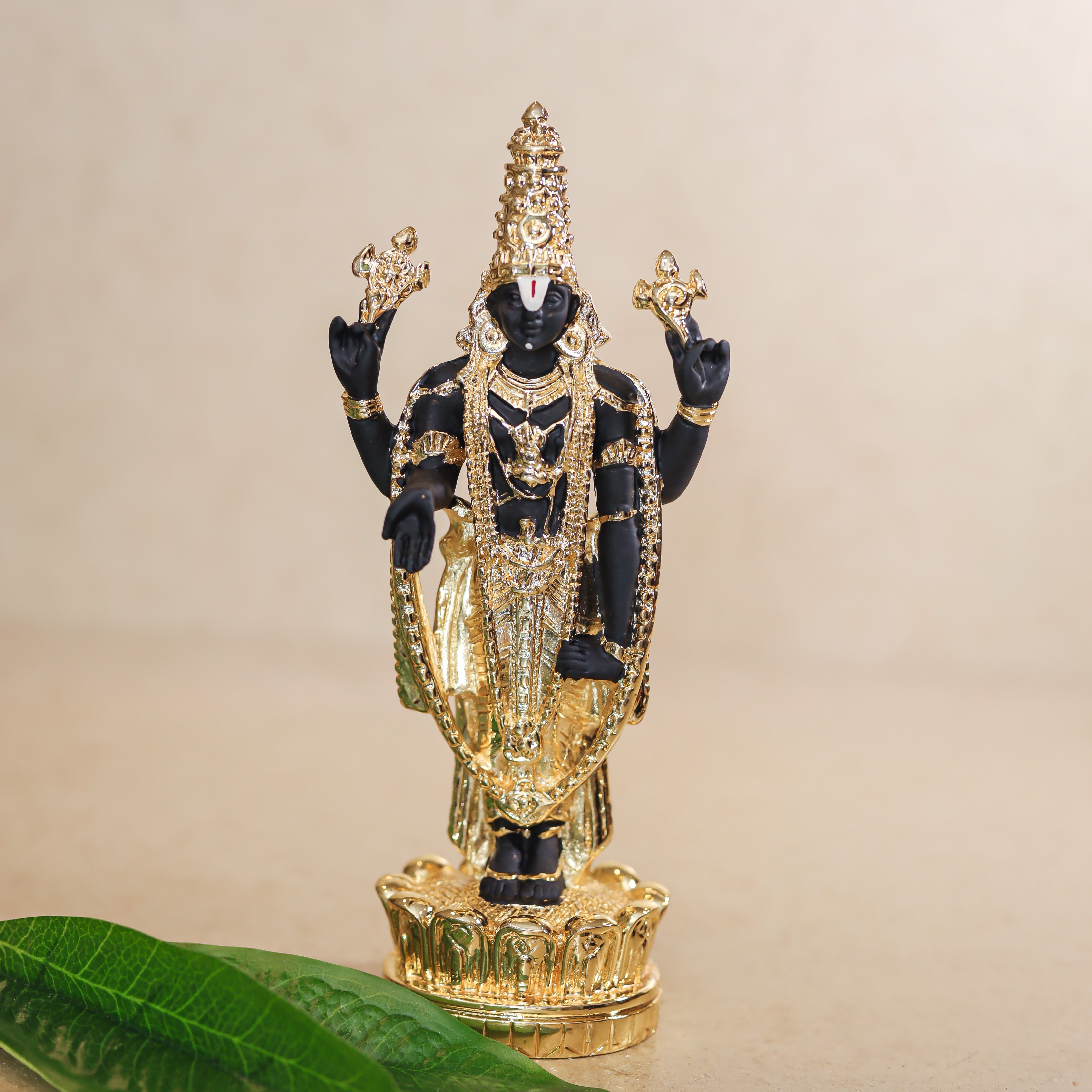 Gold Plated Balaji Idol 8