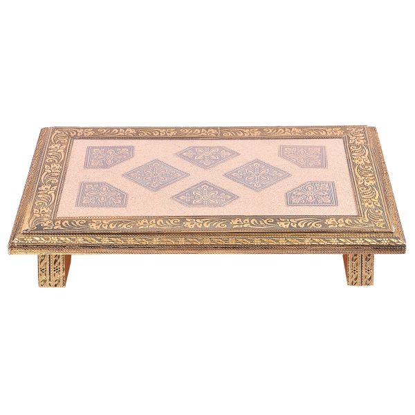 Golden Oxidized Chowki 15x10