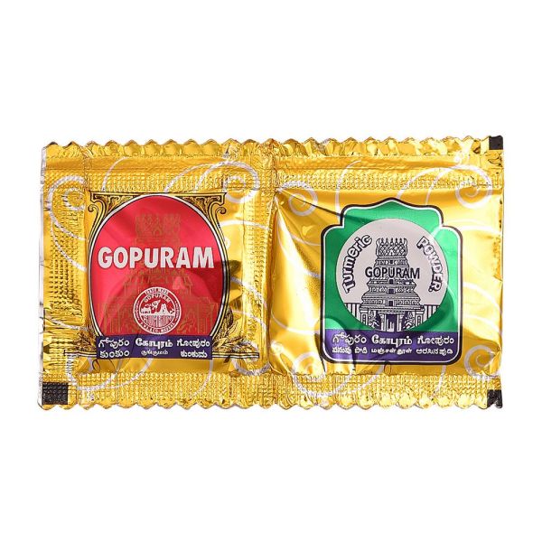 Gopuram Kumkum Packets