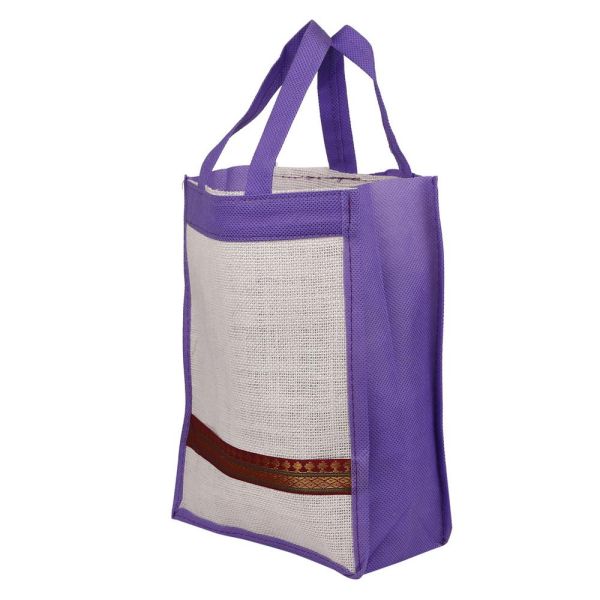Jute Bag - Thamboolam zari
