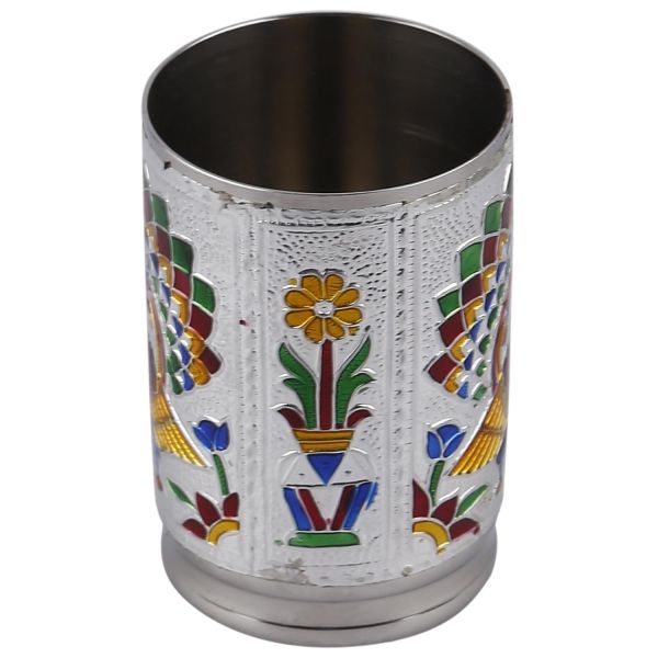 Minakari Glass White