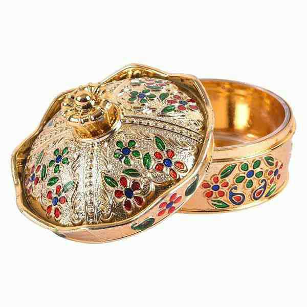 Minakari Kumkum Box Mahira
