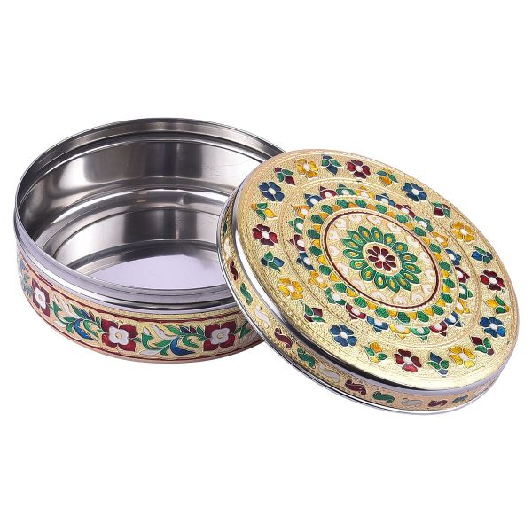 Minakari Rangoli Design Box 7 Inch