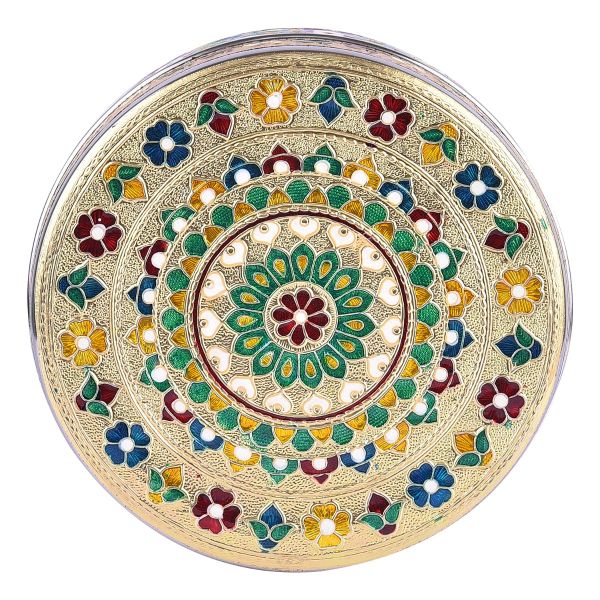 Minakari Rangoli Design Box 7 Inch