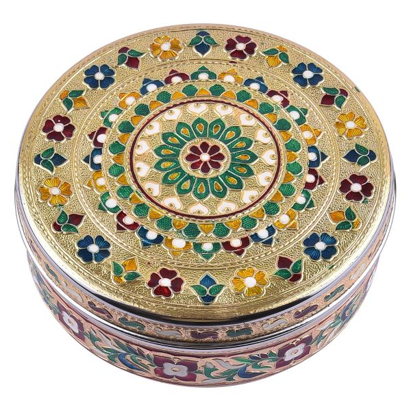 Minakari Rangoli Design Box 7 Inch