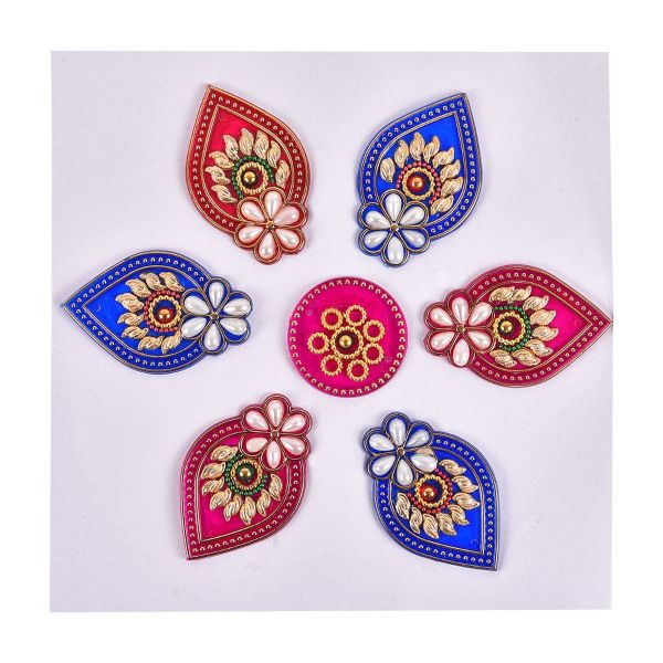 Mini Tilak Pearl Rangoli (set of 7 pcs)