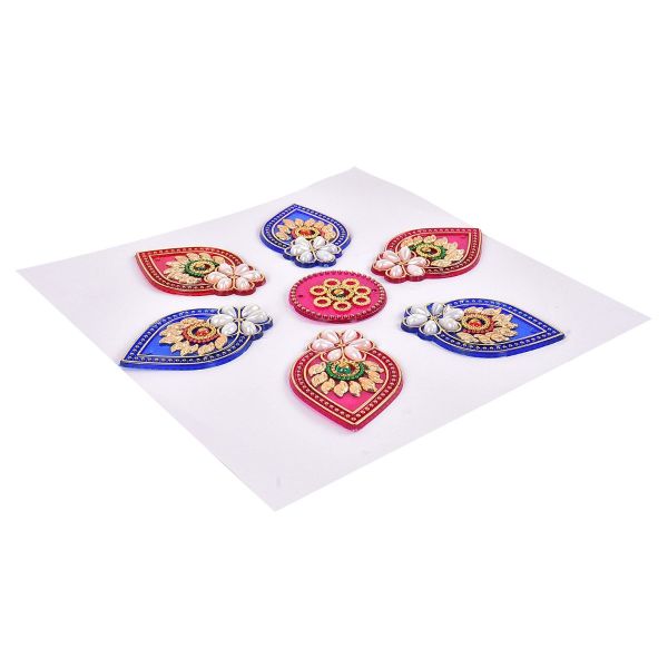 Mini Tilak Pearl Rangoli (set of 7 pcs)