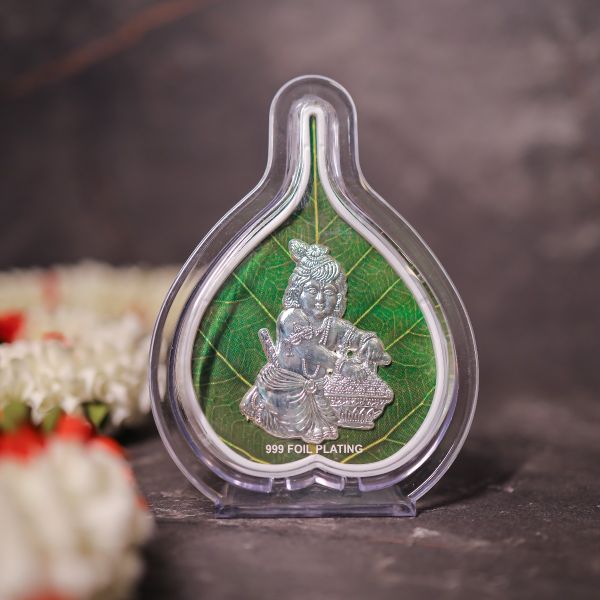 Paan laddu Krishna 999 silver plated