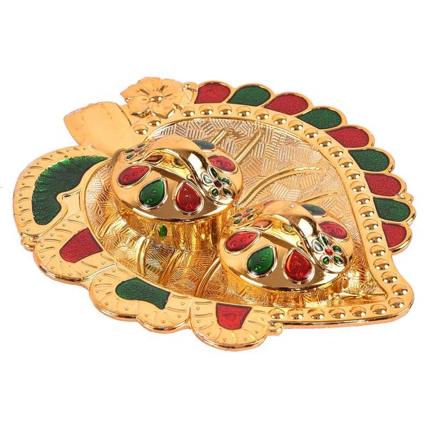 Paan Mina Kumkum Plate
