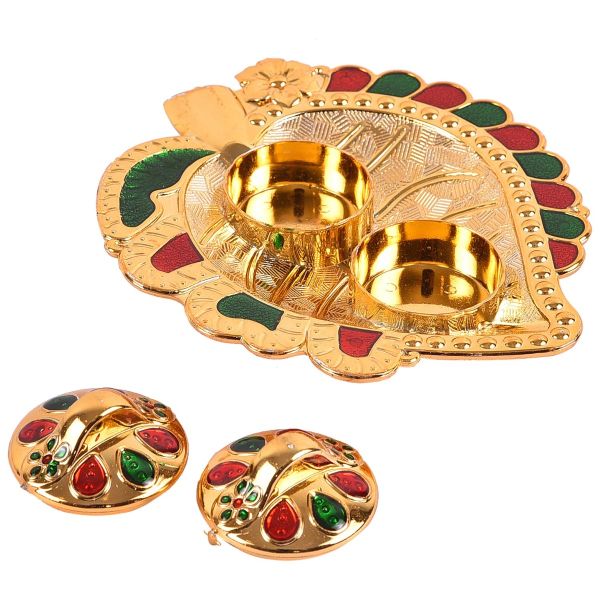 Paan Mina Kumkum Plate