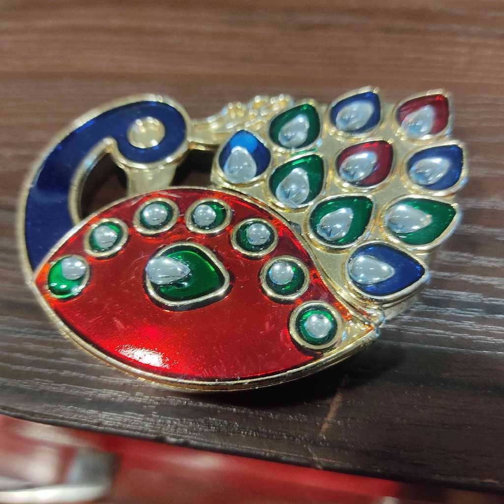 Peacock kumkum box