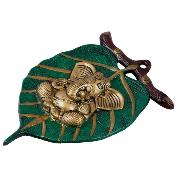 Peepal Leaf Ganesh Wall Hanging