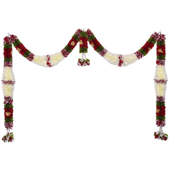 Sooraj Mukhi Doorset Toran Maroon