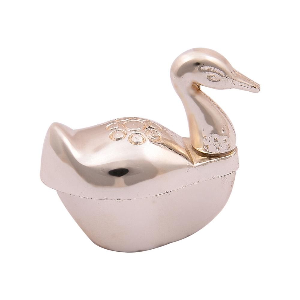 Swan Kumkum Box Small Silver