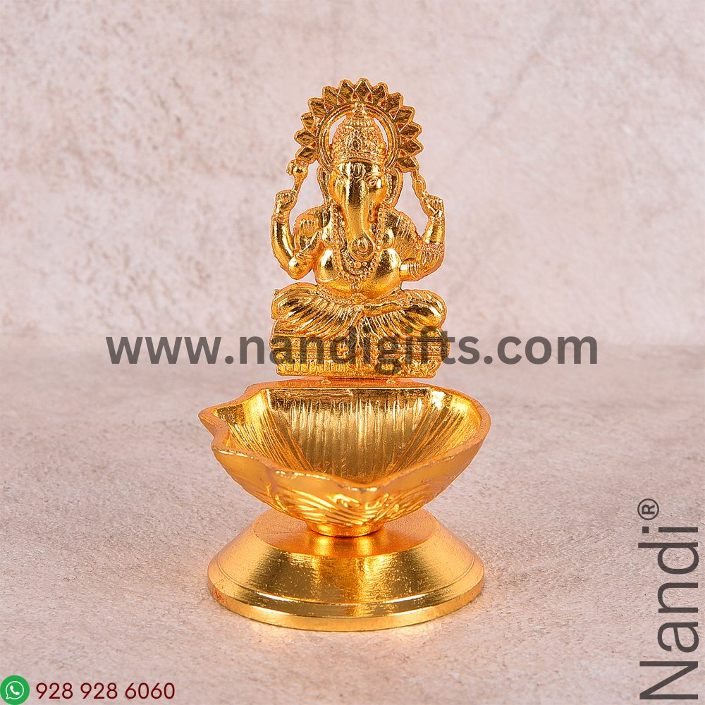 GANESH DIYA GOLDEN