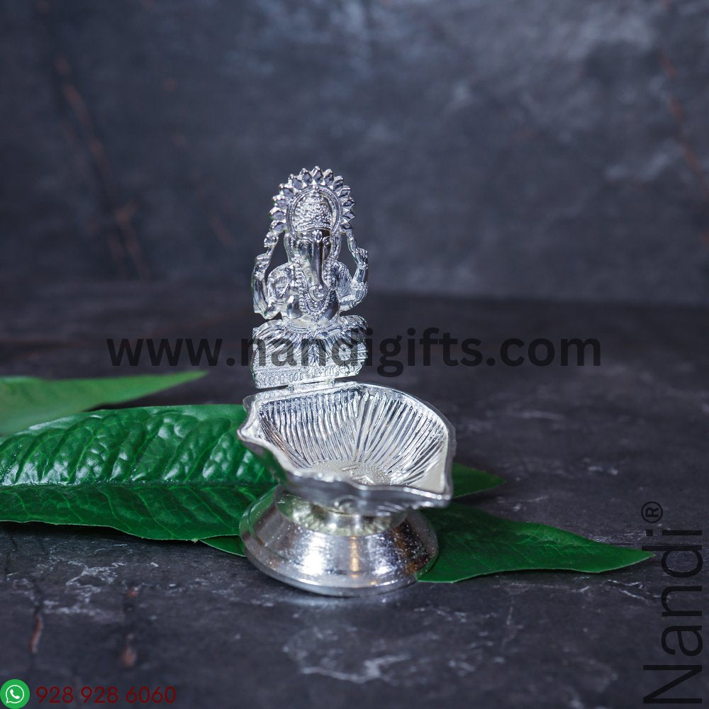 GANESH DIYA SILVER