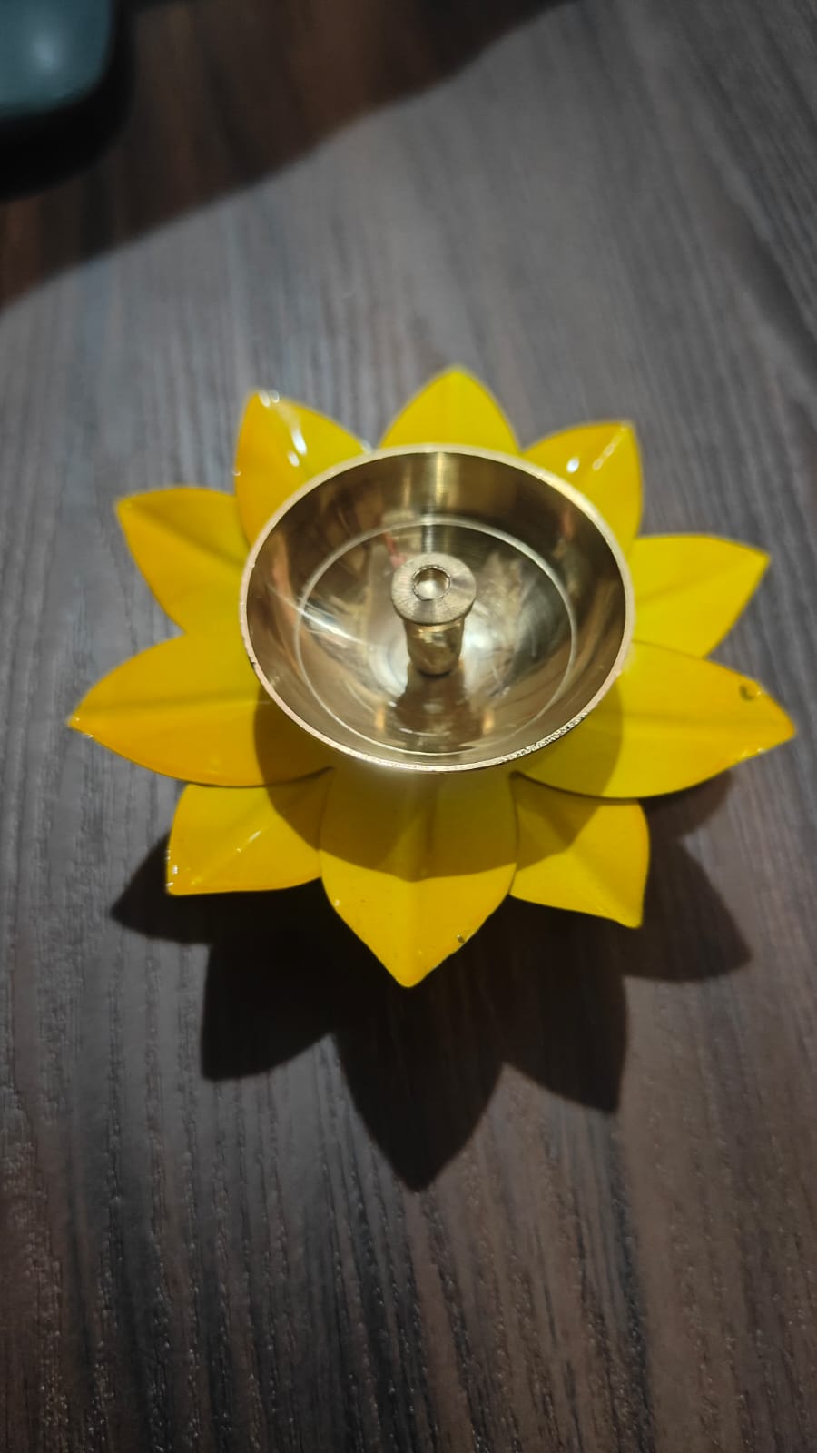 LOTUS DIYA MINI YELLOW