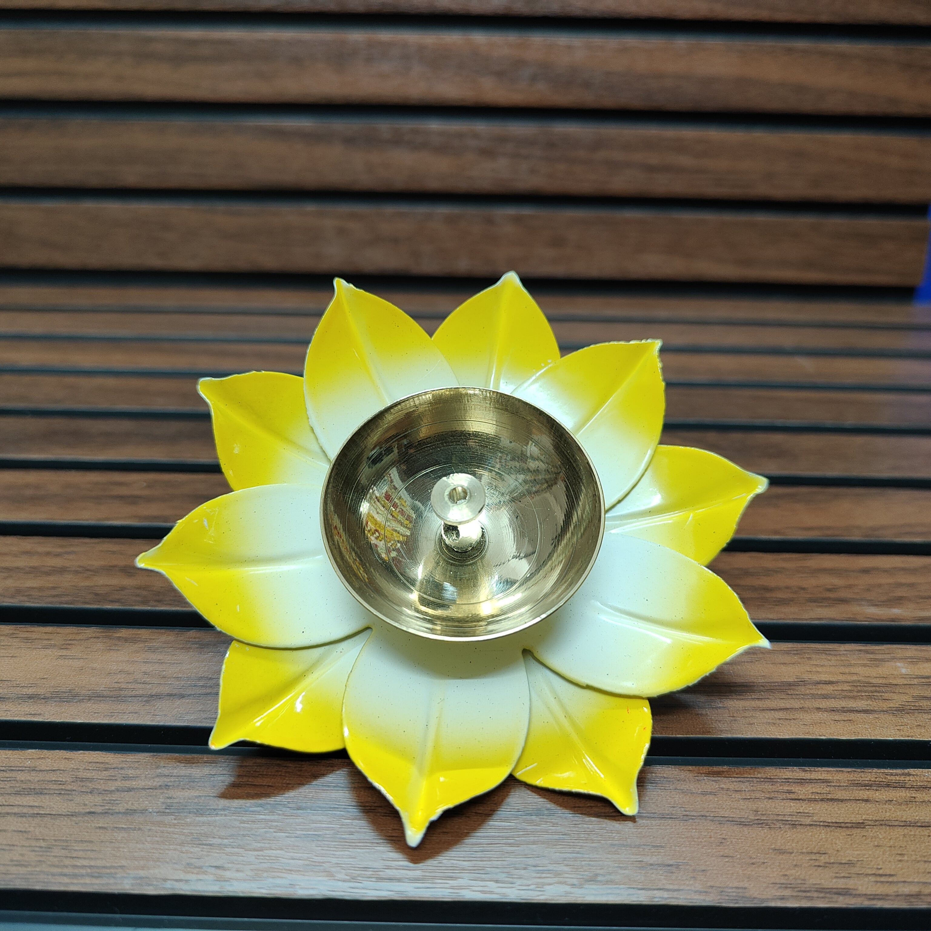 LOTUS DIYA MINI YELLOW