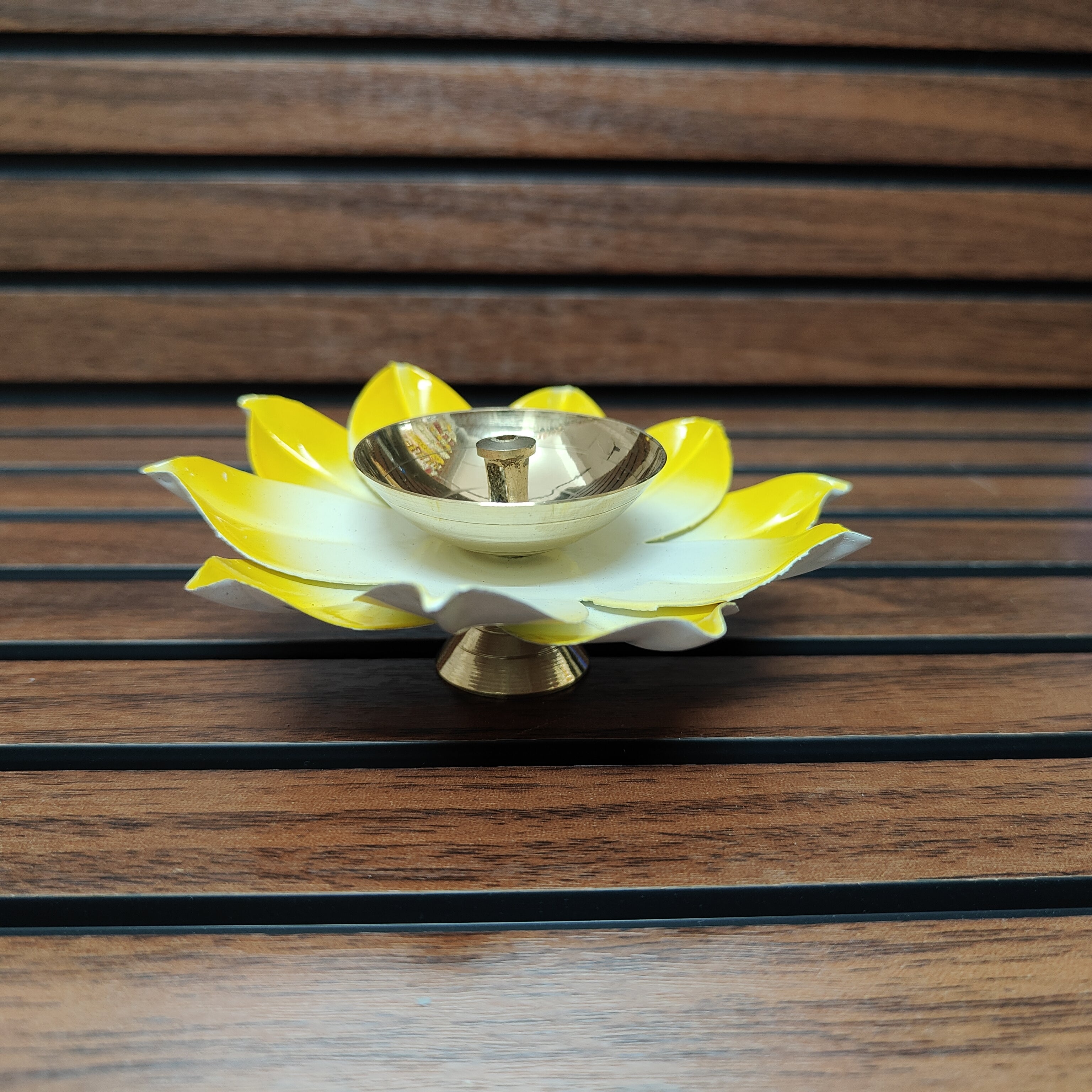 LOTUS DIYA MINI YELLOW