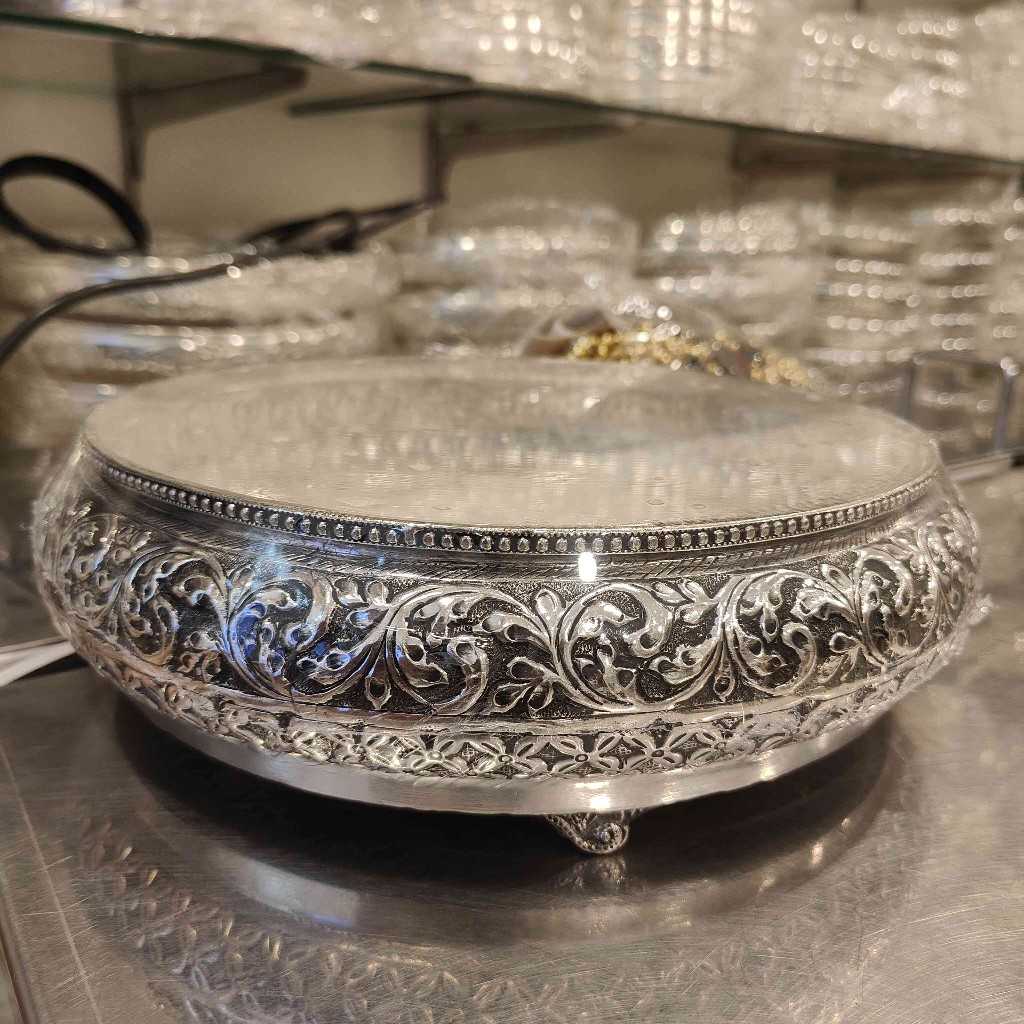 GS ANTIQ FLORAL PLATE 10