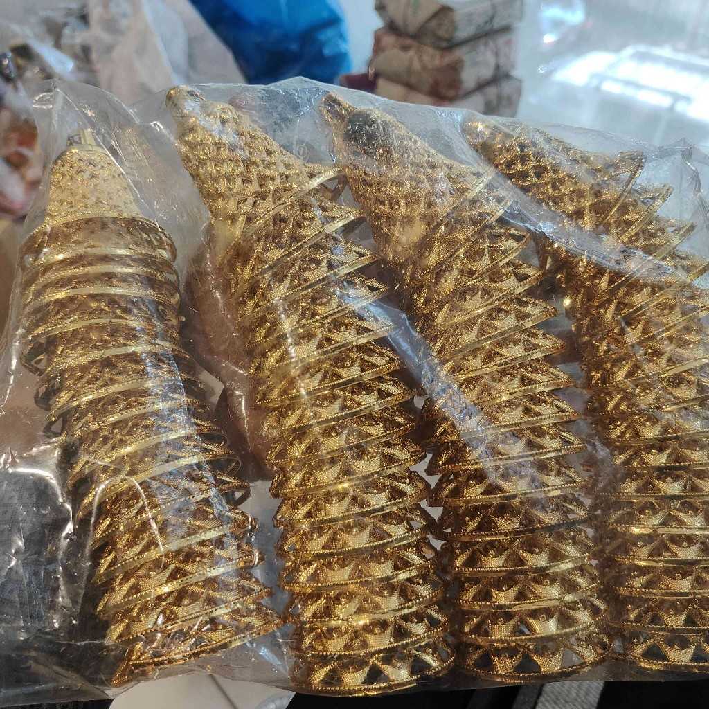 GOLDEN PLASTIC BELLS